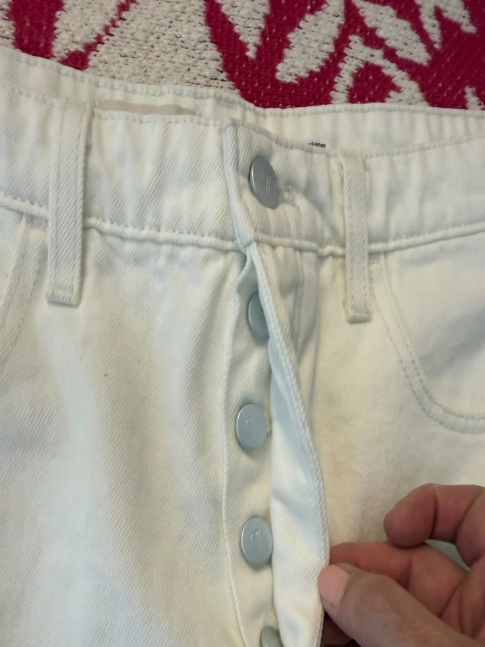 Anthropologie Pilcro White Denim Shorts NWT